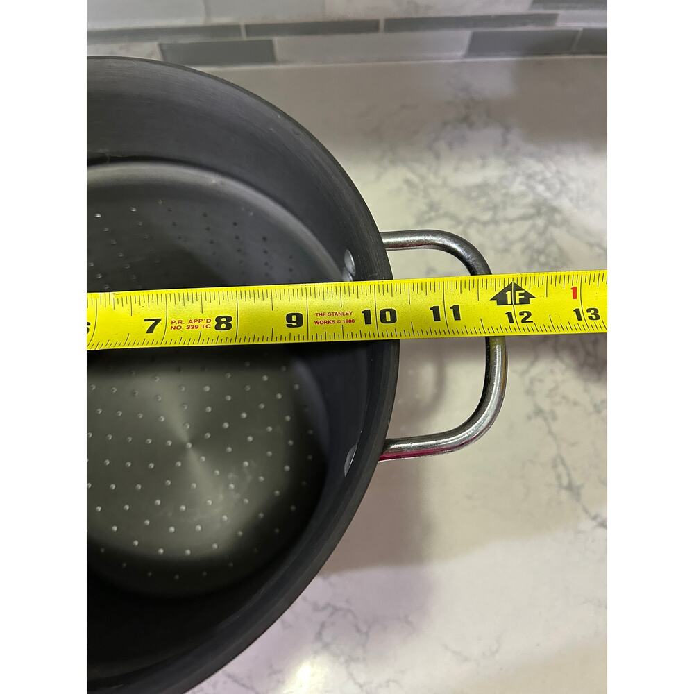 Calphalon Large 8 qt Steamer Insert with Lid Anodized Aluminum - Picture 5 of 6
